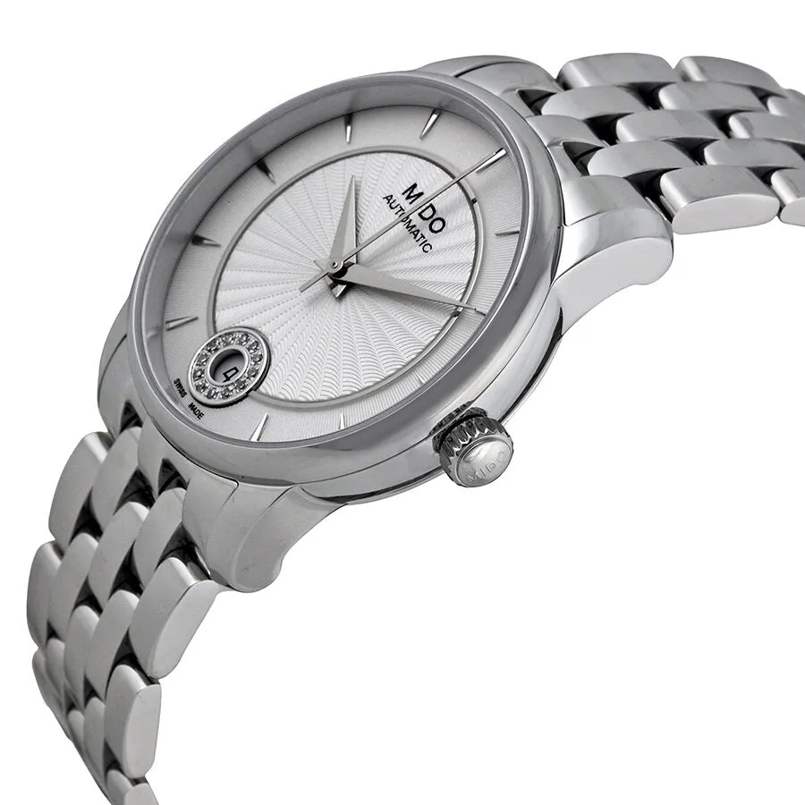 Mido Baroncelli Silver Dial Ladies Watch M0072071103600 M007.207.11.036.00