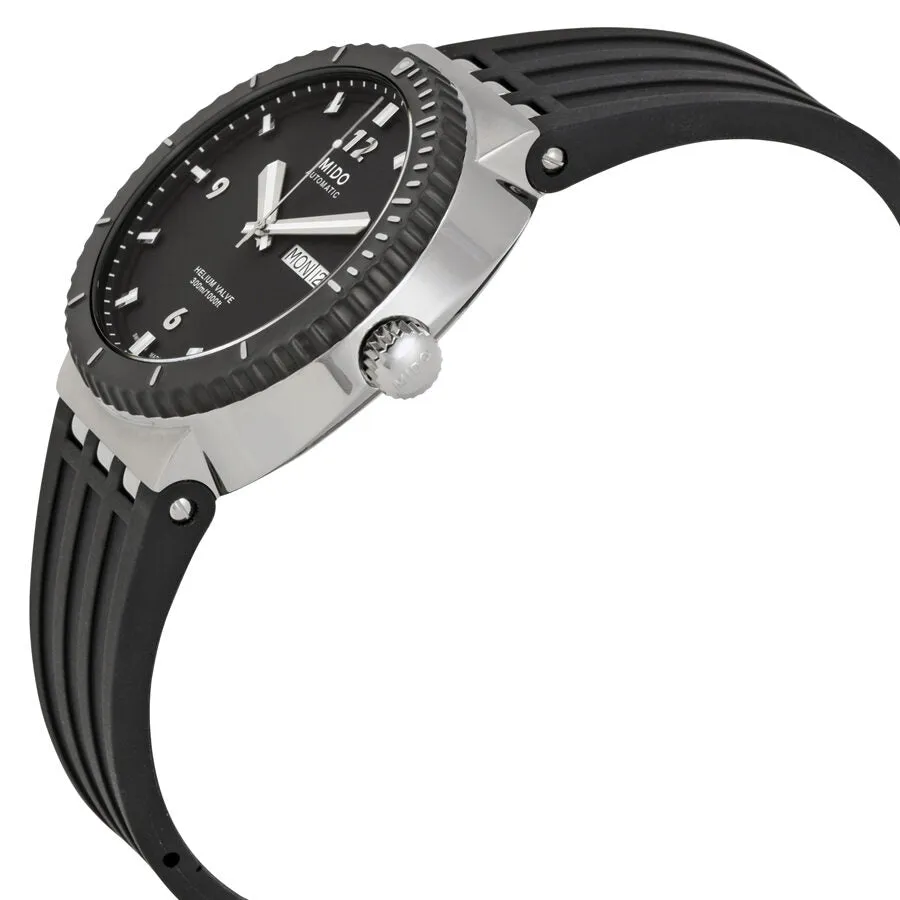 Mido Helium Valve Automatic Black Dial Men's Watch M0066301705722