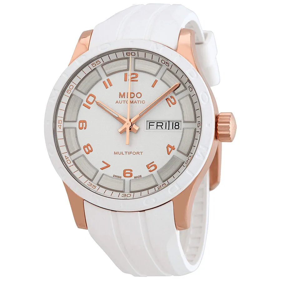 Mido Multifort Automatic White Dial Unisex Watch M018.830.37.012.80