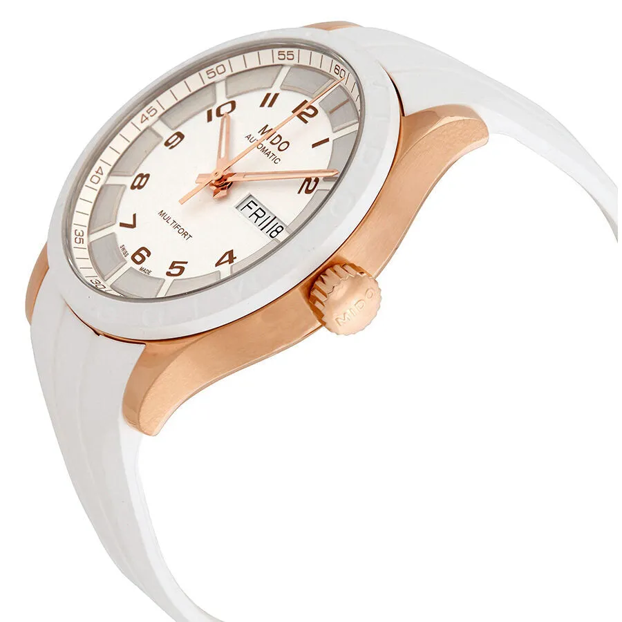 Mido Multifort Automatic White Dial Unisex Watch M018.830.37.012.80