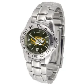Missouri Tigers Ladies AnoChrome  Steel Band Sports Watch