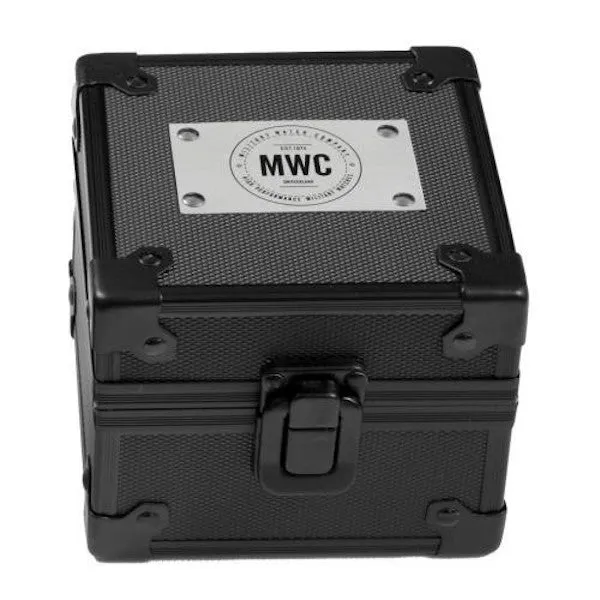 MWC Swiss Made 500m (1640ft) Water Resistant Automatic Divers Watch in Black PVD Stainless Steel With Sapphire Crystal, Ceramic Bezel and Helium Valve