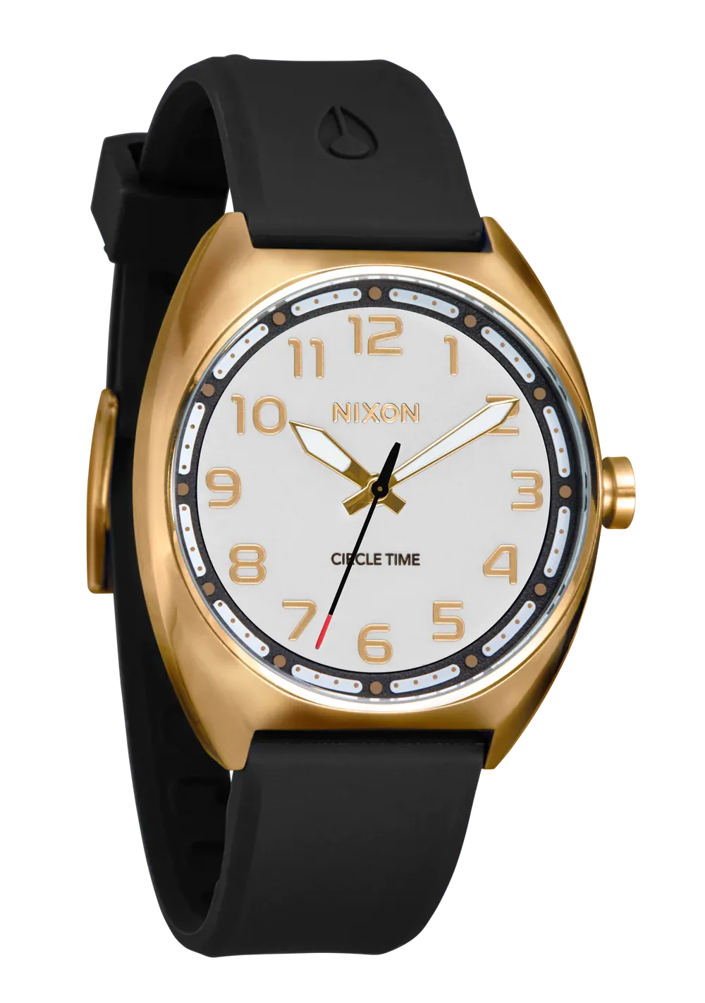 NIXON Mullet Watch in Light Gold/White