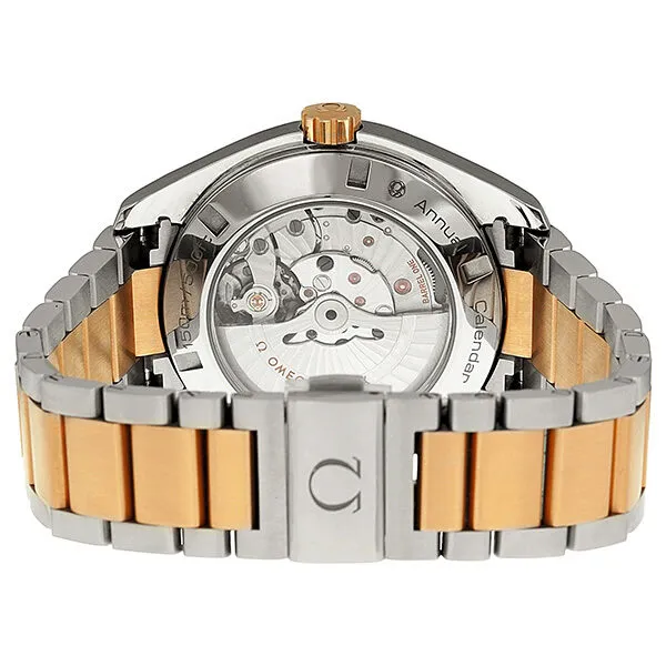 Omega Aqua Terra Annual Calendar Grey Dial Stainless Steel 18kt Rose Gold Men's Watch 231.20.43.22.06.001