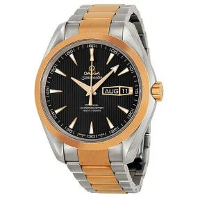 Omega Aqua Terra Annual Calendar Grey Dial Stainless Steel 18kt Rose Gold Men's Watch 231.20.43.22.06.001