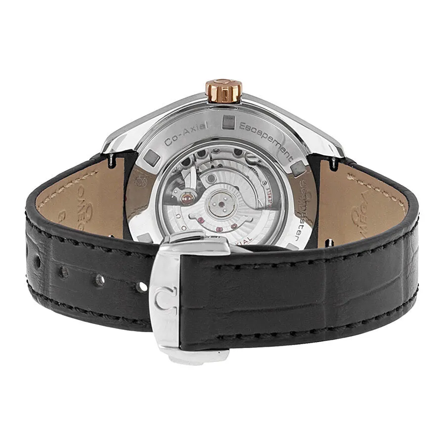Omega Aqua Terra Automatic Black Dial Black Leather Ladies Watch 23123342001002 231.23.34.20.01.002