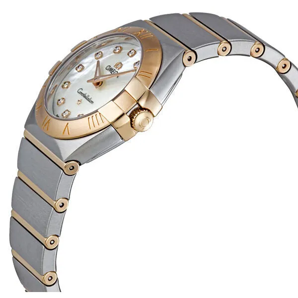 Omega Constellation White Mother of Pearl Dial Ladies Watch 123.20.27.60.55.001