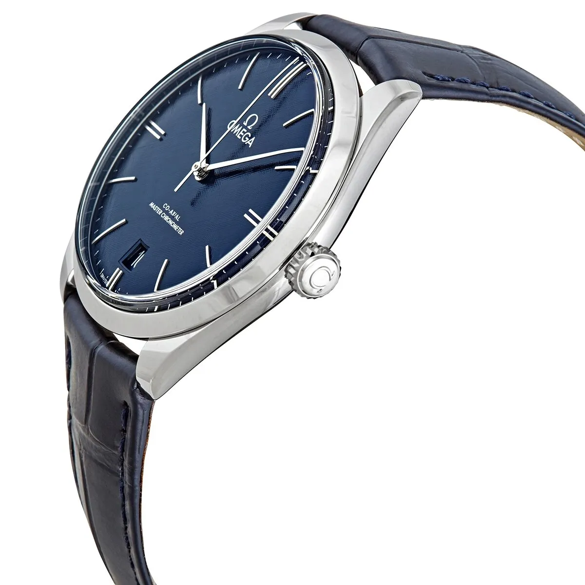Omega De Ville Chronometer Blue Dial Men's Watch 435.13.40.21.03.001