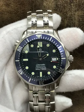 Omega Seamaster 300m 2531.80.00 Blue Wave Dial Automatic Men's Watch