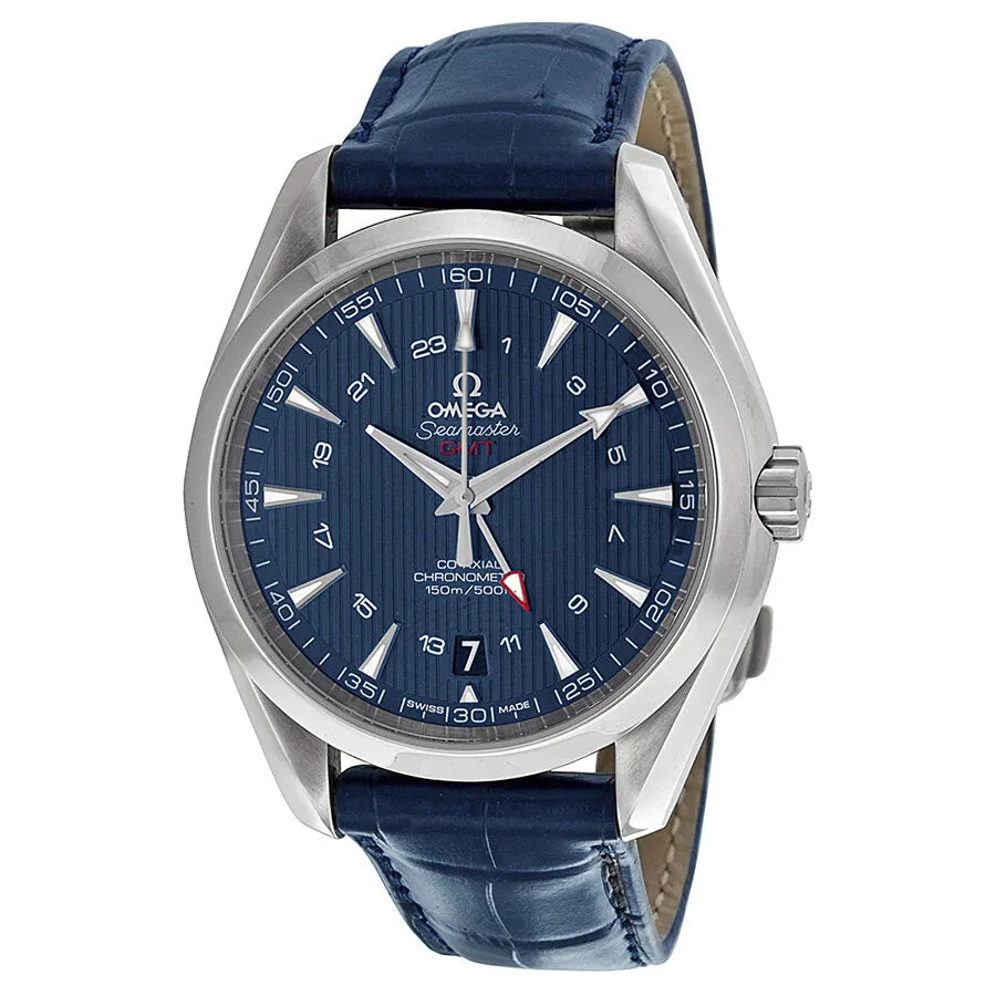 Omega Seamaster Aqua Terra Blue Dial GMT Automatic Men's Watch 23113432203001