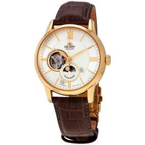 Orient Classic Sun and Moon Open Heart Automatic Men's Watch RA-AS0004S10B