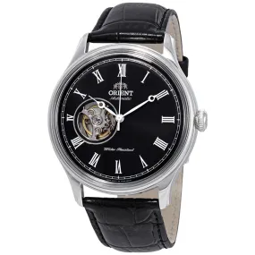 Orient Open Heart Automatic Black Dial Men's Watch FAG00003B0