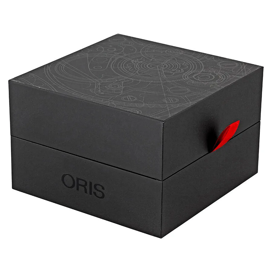 Oris Artelier Date Automatic Black Dial Black Leather Ladies Watch 01 561 7687 4094-07 5 14 60FC