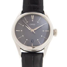 Oris Artelier Date Automatic Diamond Grey Dial Unisex Watch 561 7722 4053 5 14 64FC
