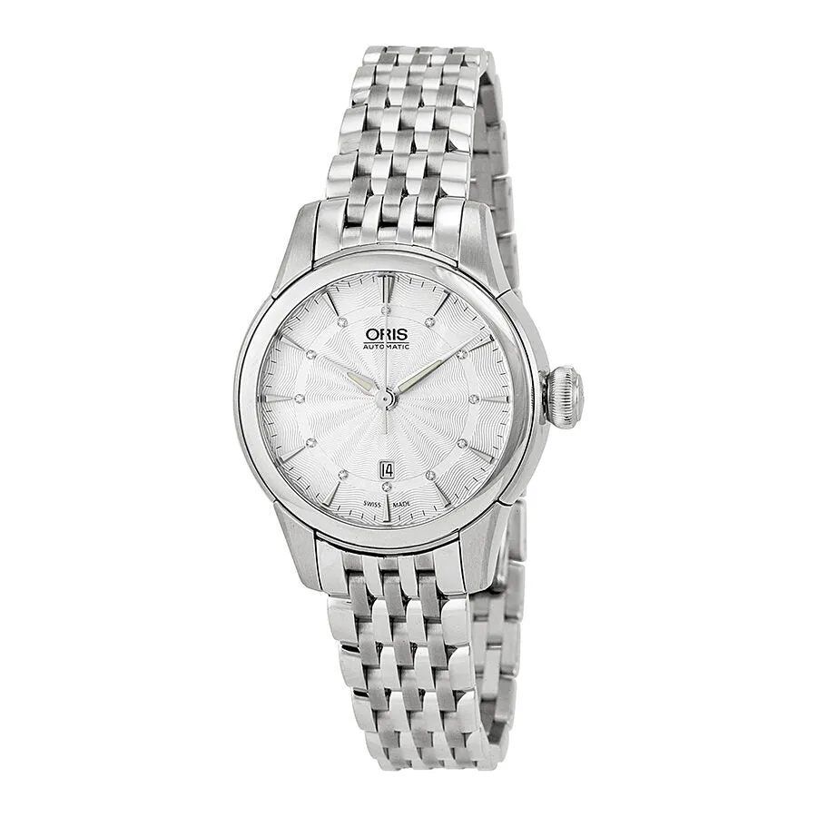 Oris Artelier Date Silver Dial Stainless Steel Ladies Watch 01 561 7687 4051-07 8 14 77