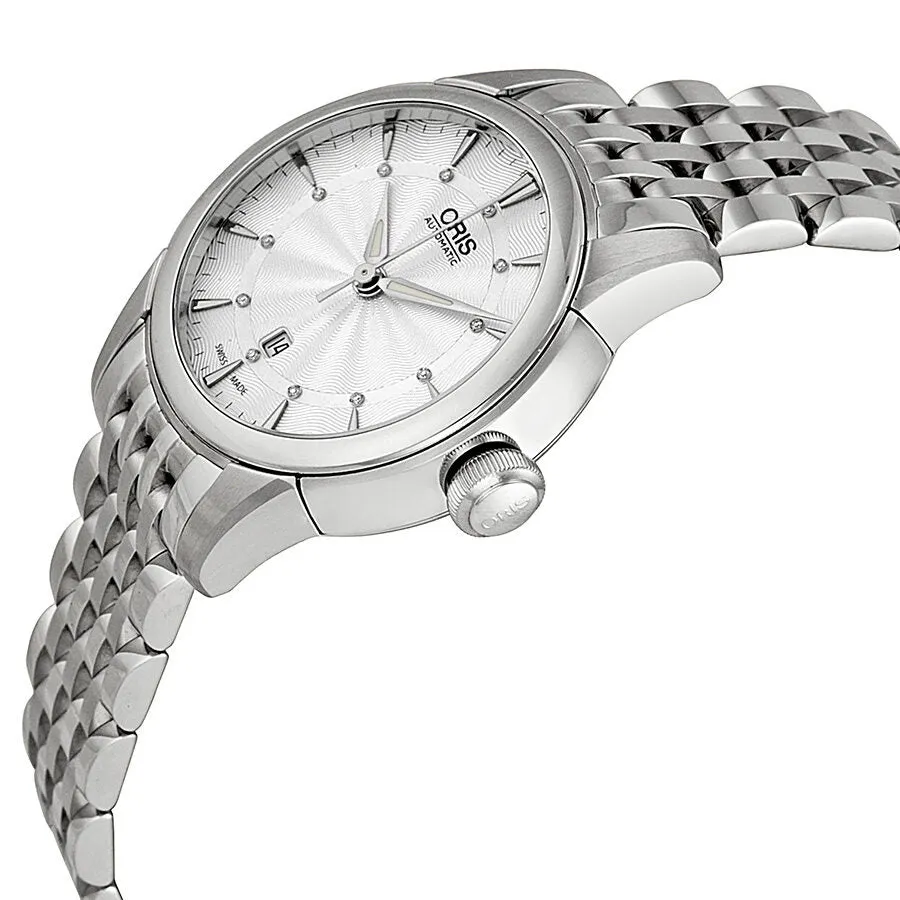 Oris Artelier Date Silver Dial Stainless Steel Ladies Watch 01 561 7687 4051-07 8 14 77
