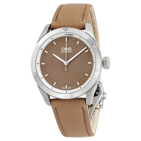 Oris Artix GT Brown Dial Brown Leather Ladies Watch 01 733 7671 4152-07 5 18 41FC