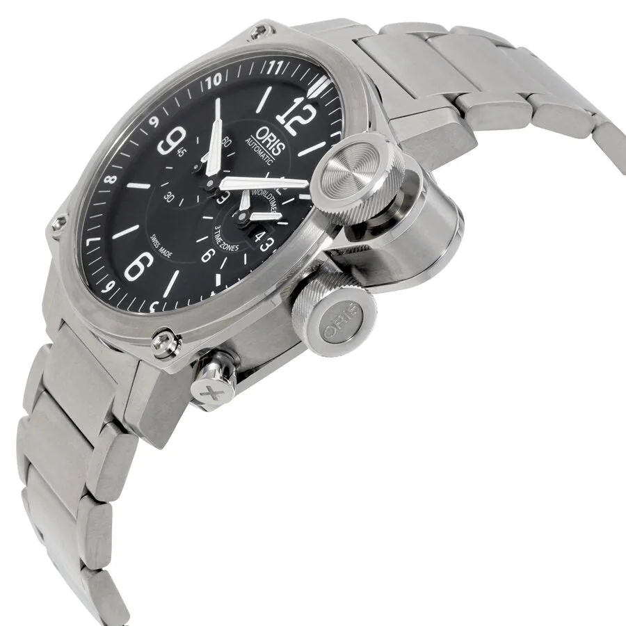 Oris BC4 Flight Timer Automatic Black Dial Men's Watch 690-7615-4164MB 01 690 7615 4164 07 8 22 58