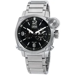 Oris BC4 Flight Timer Automatic Black Dial Men's Watch 690-7615-4164MB 01 690 7615 4164 07 8 22 58