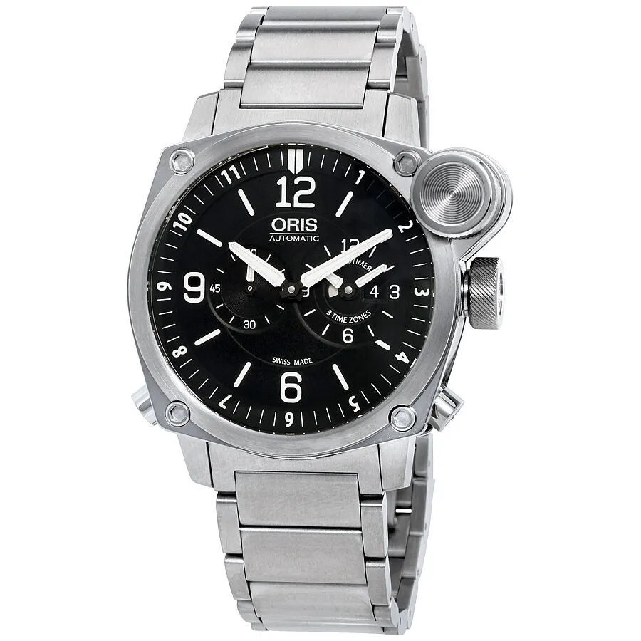 Oris BC4 Flight Timer Automatic Black Dial Men's Watch 690-7615-4164MB 01 690 7615 4164 07 8 22 58