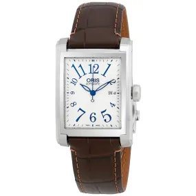 Oris Rectangular Automatic Silver Dial Men's Watch 01 561 7657 4061LS 01 561 7657 4061-07 5 21 70FC