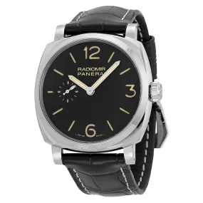 Panerai Radiomir 1940 Hand Wound Black Dial Black Leather Men's Watch PAM00512