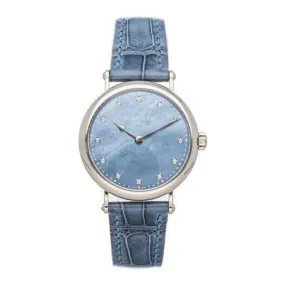 Patek Philippe Calatrava Diamond Blue Dial Ladies Watch 7200/50G-011