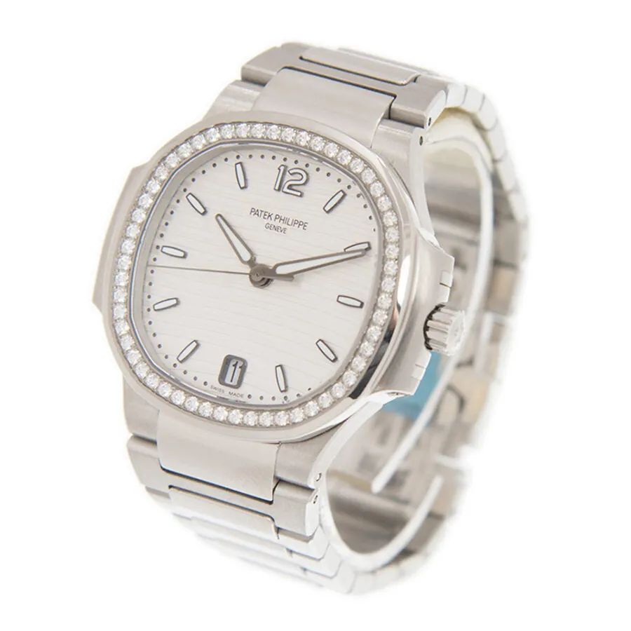 Patek Philippe Nautilus Automatic Diamond Silver Dial Unisex Watch 7118-1200A-010