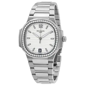 Patek Philippe Nautilus Automatic Diamond Silver Dial Unisex Watch 7118-1200A-010