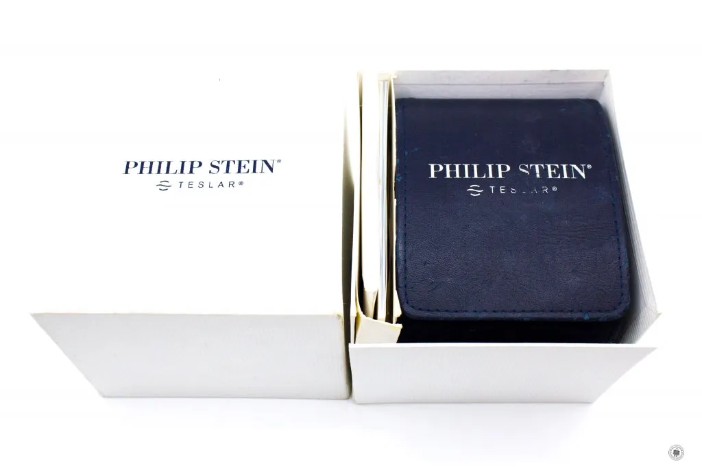 Philip Stein 2DD-B-CB-GB Signature Teslar Dual Time Zone Diamonds Quartz GE Black Watches