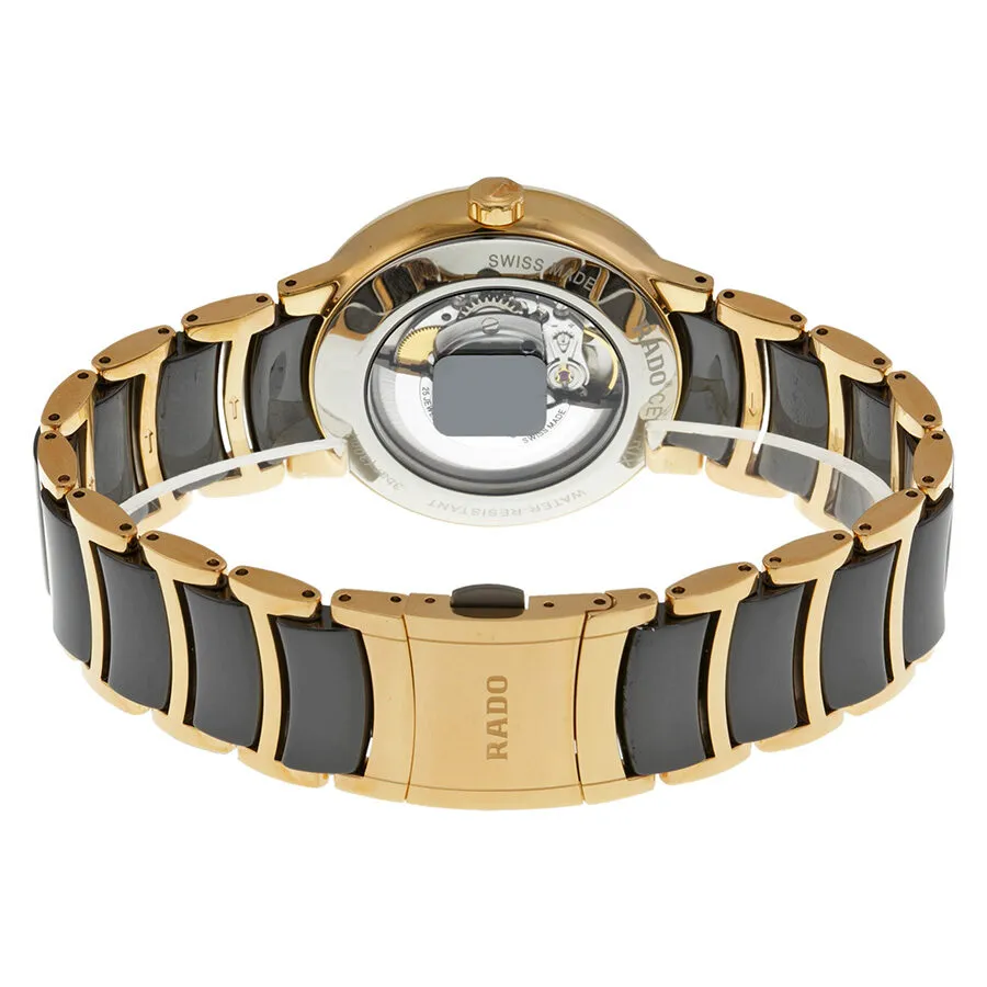 Rado Centrix Automatic Rose Gold and Black Ceramic Men's Watch R30953152