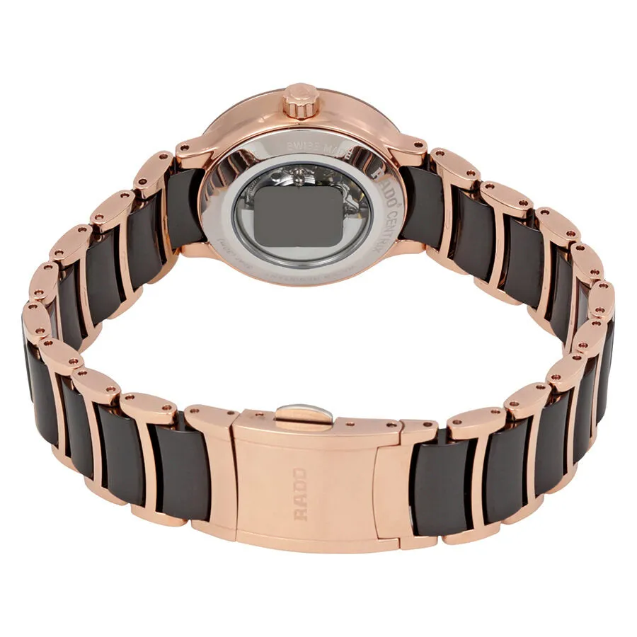 Rado Centrix S Automatic Brown Diamond Dial Ladies Watch R30183722