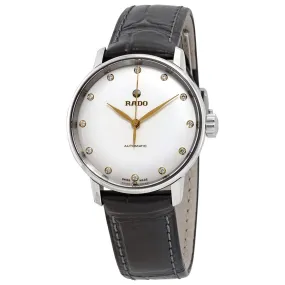 Rado Couple Automatic Diamond Markers White Dial Ladies Leather Watch R22862735