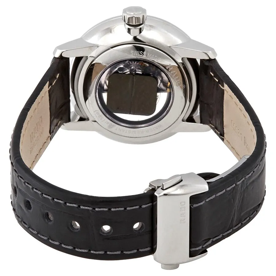 Rado Couple Automatic Diamond Markers White Dial Ladies Leather Watch R22862735