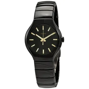 Rado True Black Dial Ladies Ceramic Watch R27655062