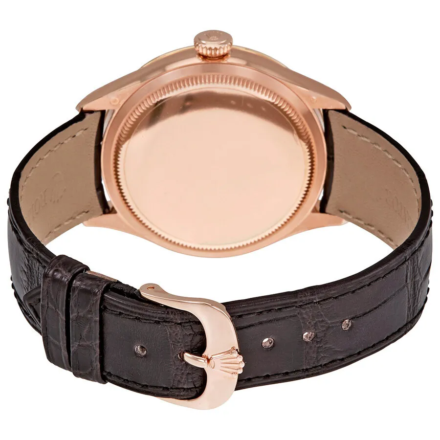 Rolex Cellini Pink Dial Automatic Men's 18kt Everose Gold Watch 50705RBR