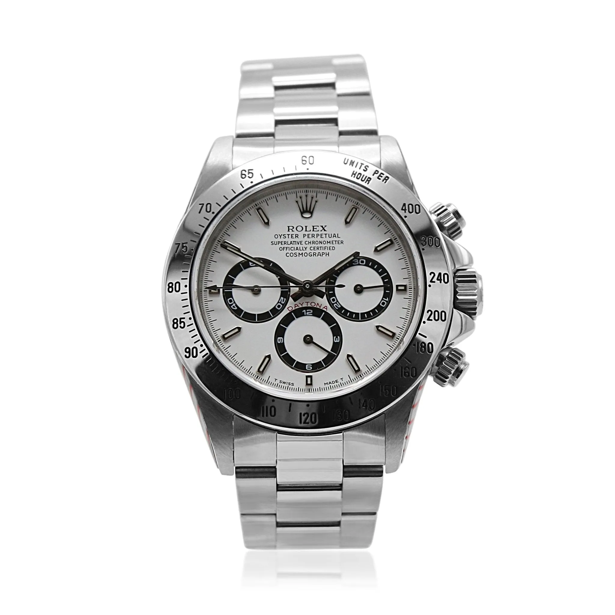 Rolex Cosmograph Daytona 40mm White Dial Steel Watch