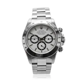 Rolex Cosmograph Daytona 40mm White Dial Steel Watch
