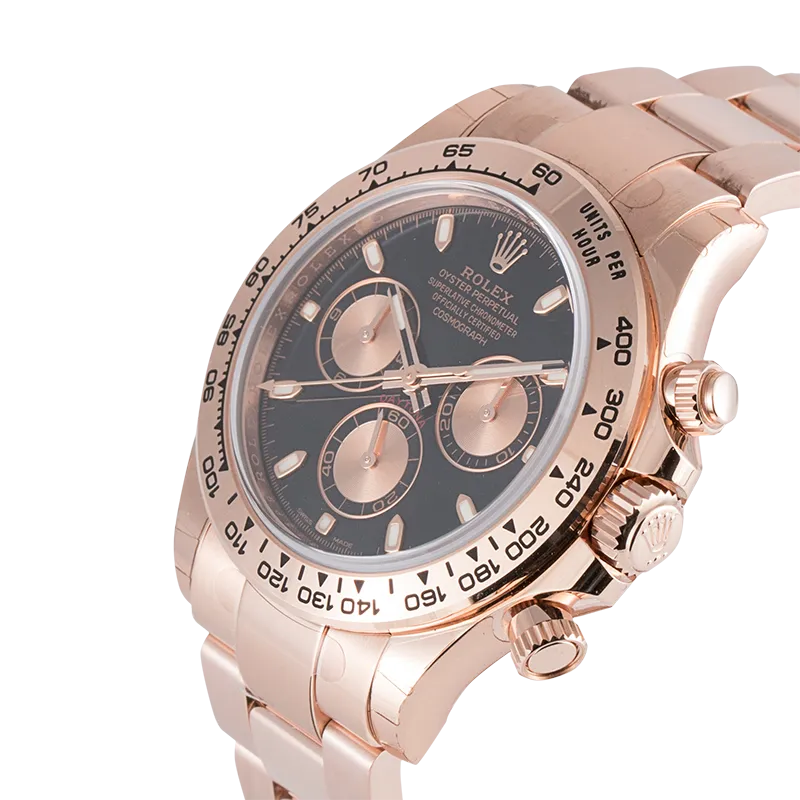 Rolex Cosmograph Daytona Everose Black-Pink/Index 116505