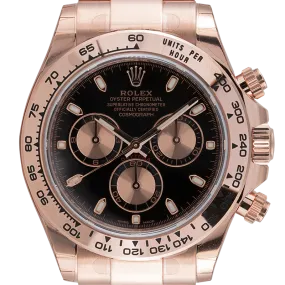 Rolex Cosmograph Daytona Everose Black-Pink/Index 116505