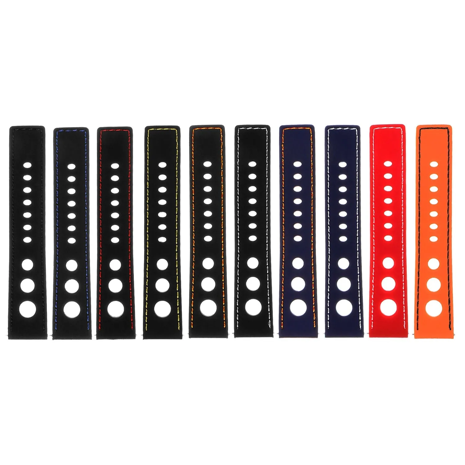 Rubber Rally Strap For MoonSwatch