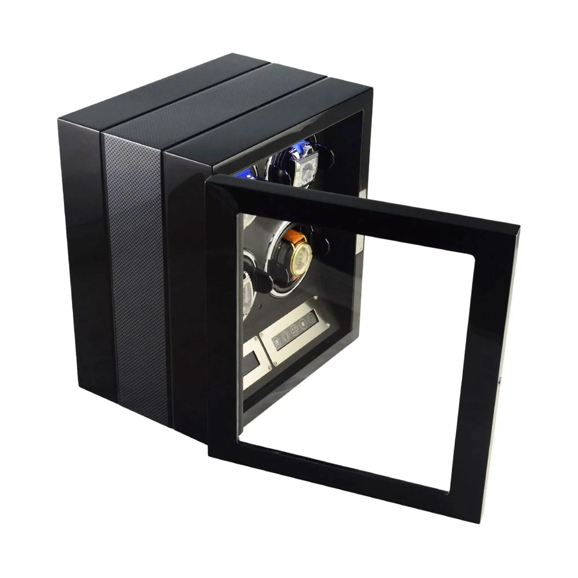 Seconds - Flinders Watch Winder for 4 Watches with Fingerprint Lock