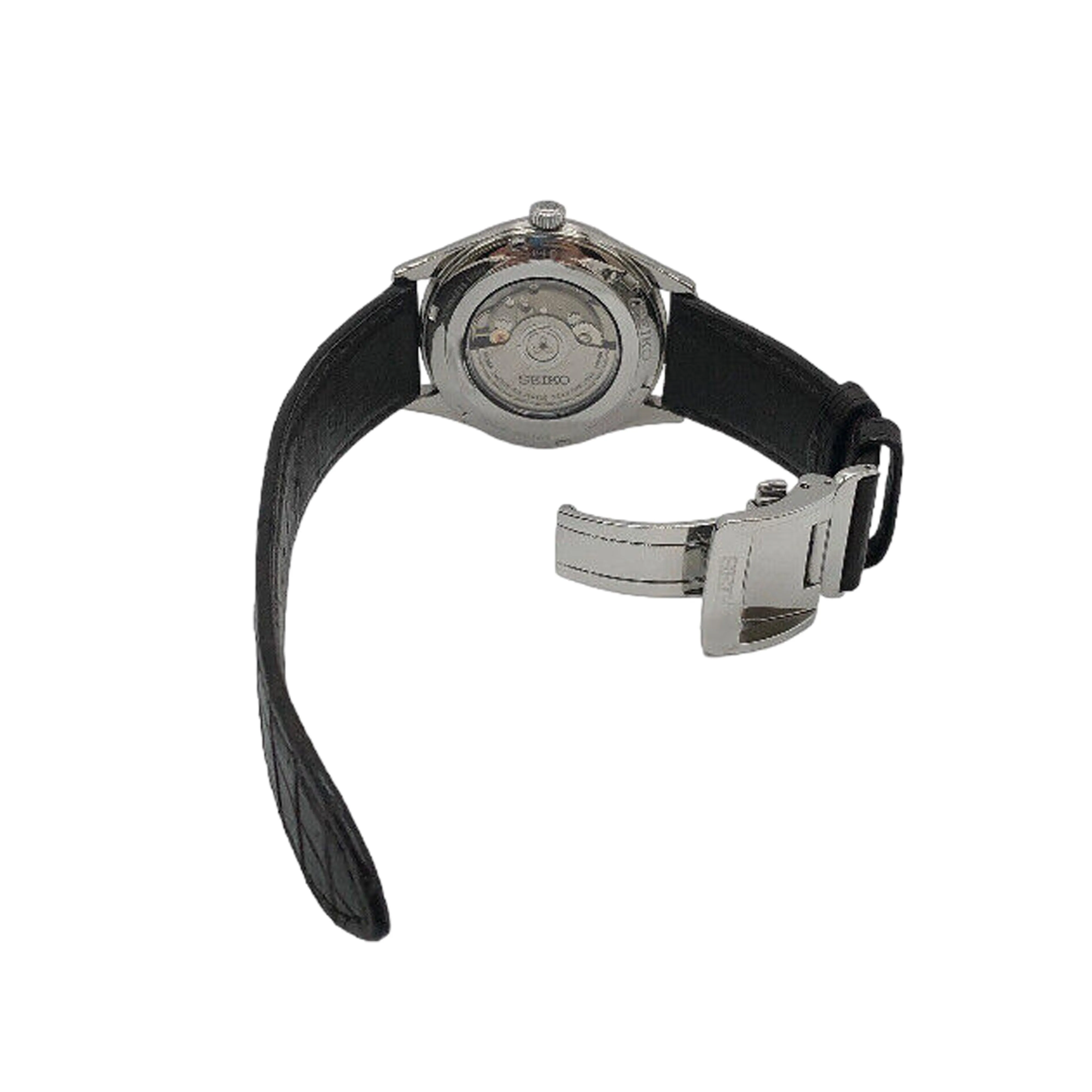 Seiko Presage 40mm SARA021 Blue Guilloche Numeral Dial, Worn