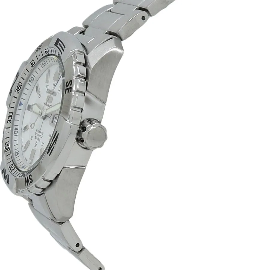 Seiko Seiko 5 Sports Automatic Silver Dial Men's Watch SNZJ03J1