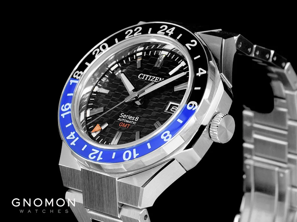 Series 8 880 Mechanical GMT Black/Blue Ref. NB6031-56E