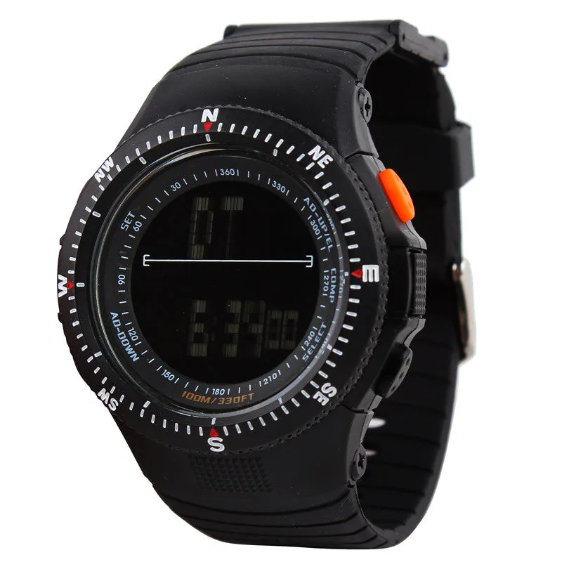 SKMEI 50M Waterproof Resin Strap Digital Watch Outdoor Army Military Watches Dual Time Chronograph Sport Watch digital-watch