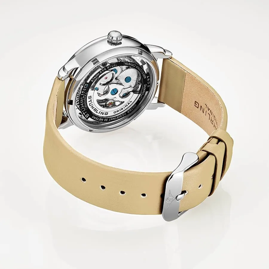 Stuhrling Original Legacy Automatic Silver Dial Ladies Watch M13635