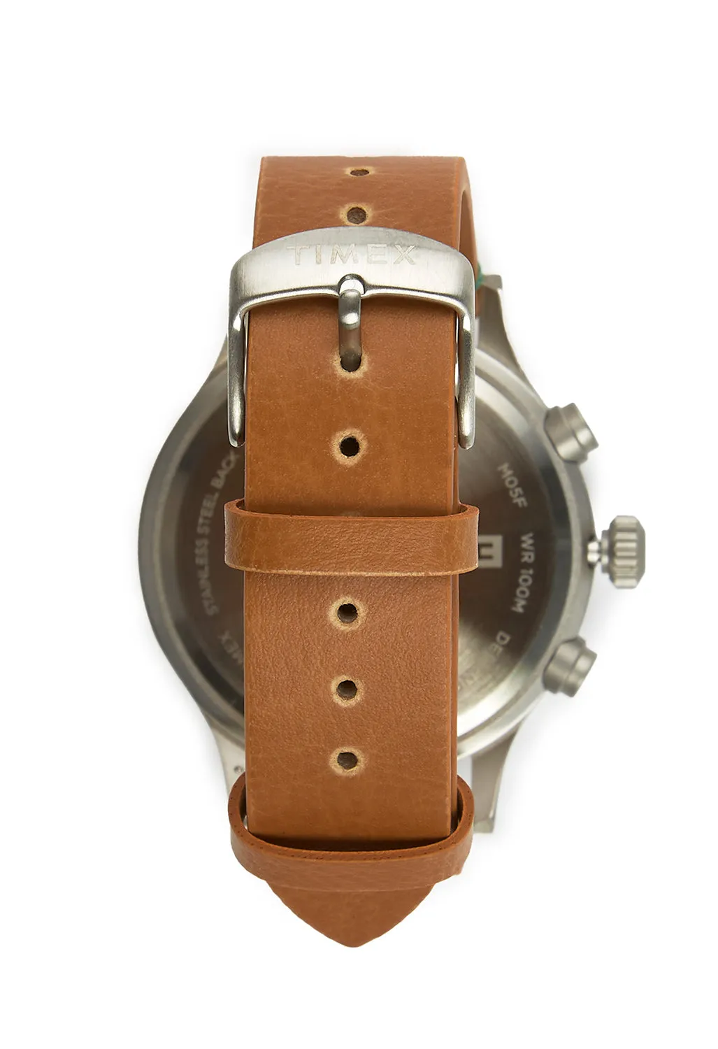 Timex Expedition North Sierra Chronograph Watch - Silver / Green / Light Brown