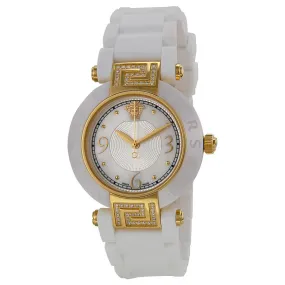 Versace Reve White Mother of Pearl Dial White Ceramic Ladies Watch 92QCP11D497-S001