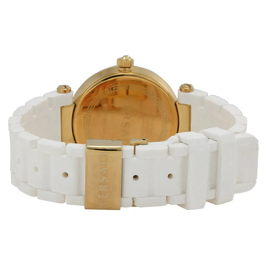Versace Reve White Mother of Pearl Dial White Ceramic Ladies Watch 92QCP11D497-S001